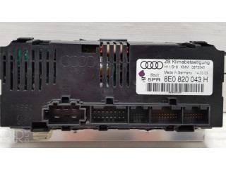 Блок управления климат-контролем 8E0820043H, 0873545   Audi A4 S4 B6 8E 8H