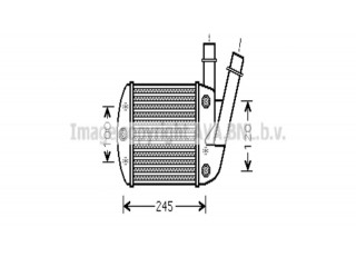 Интеркулер  46823259   Fiat Panda II 