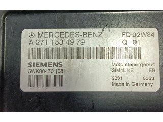 Блок управления двигателя A2711534179, A2711534979   Mercedes-Benz CLK AMG A208 C208