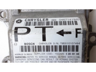 Блок подушек безопасности 04671419AD, 0285001346   Chrysler PT Cruiser