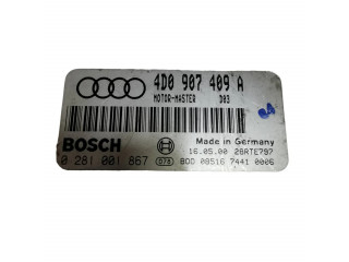 Блок управления двигателя 4D0907409A, 28RTE797   Audi A8 S8 D2 4D