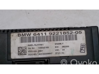 Блок управления климат-контролем 9221852   BMW 1 E81 E87
