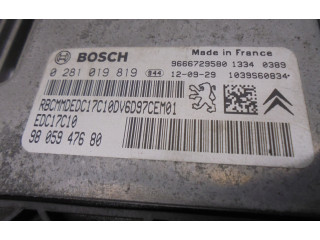 Řídící jednotka 9805947680, 0281019819   Citroen C-Elysée 2012