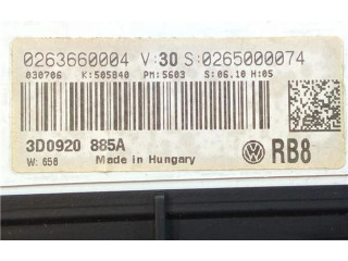 Přístrojová deska  Volkswagen Phaeton 2006 3D0920885A, 3D0920885A  
