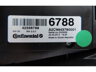 Блок управления климат-контролем 42356788   Opel Zafira C