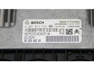 Блок управления двигателя 9666986680   Peugeot 3008 I