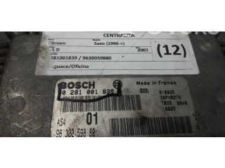 Řídící jednotka 0281001839   Peugeot 106 1999