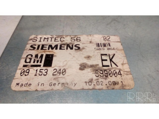 Řídící jednotka 09153240, 5WK9064   Opel Vectra B 2000