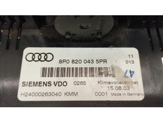 Блок управления климат-контролем 8P0820043   Audi A3 S3 8P