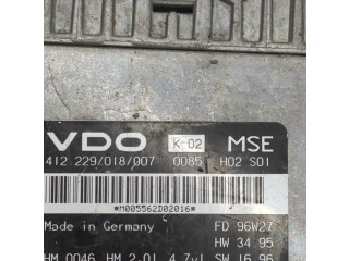Řídící jednotka 0225458832, 412229018007   Mercedes-Benz E W210 1997