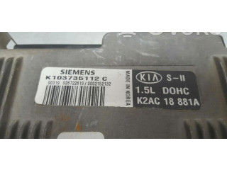 Блок управления двигателем Блок управления K2AC18881A, CENTRALITAMOTORUCE   KIA Sephia