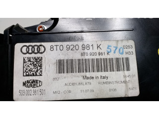 Přístrojová deska  Audi A5 8T 8F 2009 8T0920981K, 5550016205  