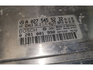 Řídící jednotka A0275455232, 0281001990   Mercedes-Benz A W168 2001