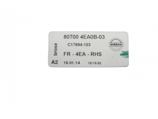 Zpětné zrcátko  Nissan Qashqai 2014  807004EA0B  
