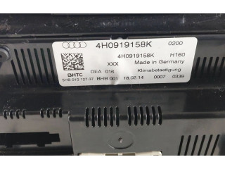 Блок управления климат-контролем 4H0919158K, 5HB01012737   Audi A8 S8 D4 4H