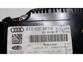 Панель приборов 8T0920981K, 5550016205   Audi A5 8T 8F       