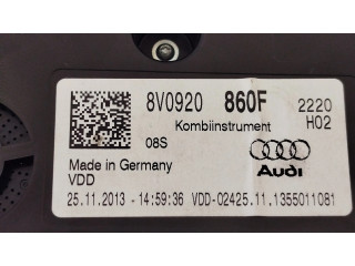 Панель приборов 8V0920860F   Audi A3 S3 8V       