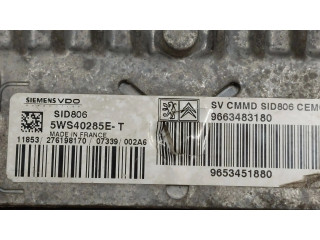 Блок управления двигателя 9663483180, 9653451880   Citroen C3