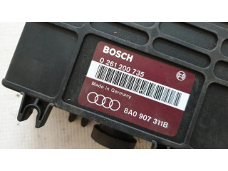 Блок управления двигателя 8A0907311B, 0261200735   Audi 80 90 B3