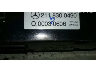Блок управления климат-контролем 2118300490   Mercedes-Benz E W211