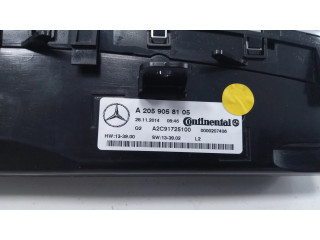 Блок управления климат-контролем A2059058105   Mercedes-Benz C W205