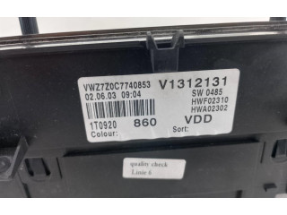Přístrojová deska  Volkswagen Touran I 2003 1T0920860V1312131  