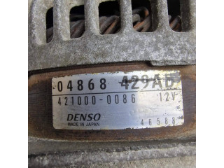 Генератор 04868429AD, 4210000086   Chrysler Grand Voyager IV 2.5     