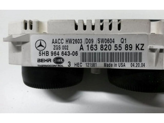 Блок управления климат-контролем A1638205589KZ, A1638205589KZ   Mercedes-Benz ML W163