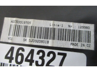 Přístrojová deska  Skoda Fabia Mk2 (5J) 2009 5J0920801B, 5J0920801B  