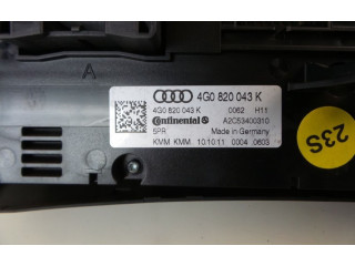 Блок управления климат-контролем 4G0820043K, 4G0820043K   Audi A6 S6 C7 4G