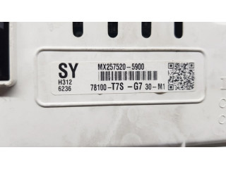 Přístrojová deska  Honda HR-V 2015 78100T7SG730M1, MX2575205900  