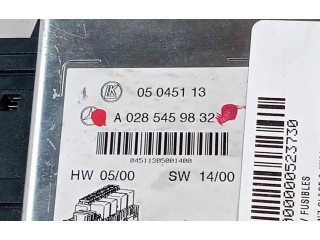   Pojistková skříňka A0285459832   Mercede-Benz S W220 