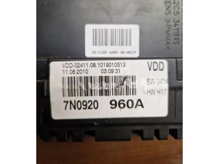 Přístrojová deska  Volkswagen Sharan 2013 7N0920960A, VDD02411  