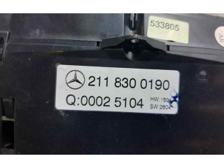 Блок управления климат-контролем 2118300190   Mercedes-Benz E W211