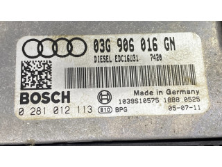 Комплект блоков управления 03G906016GN, 1039S10575   Audi A4 S4 B7 8E 8H