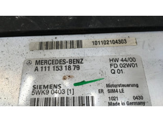 Блок управления двигателя A1111531879, 5WK90403   Mercedes-Benz E W210