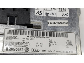 Дисплей    4F0919603B, 8T0919603C   Audi Q7 4L