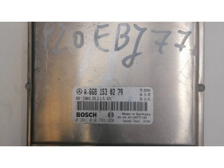 Блок управления двигателя A6681530279, 0281010793   Mercedes-Benz A W168