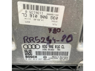 Блок управления двигателя 03G906016CL, 0281012267   Audi A6 S6 C6 4F