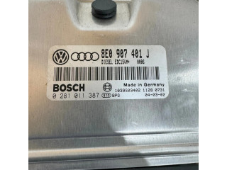 Блок управления двигателя 8E0907401J, 1039S03402   Audi A6 S6 C5 4B