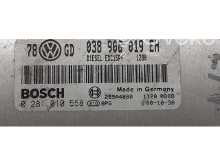 Řídící jednotka 038906019EH, 0281010558   Volkswagen Passat Alltrack 2000