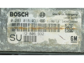 Řídící jednotka 0281018031, 12806932   Saab 9-3 Ver2 2003