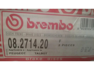 Задний тормозной диск       Peugeot 104  08271420, BREMBO  