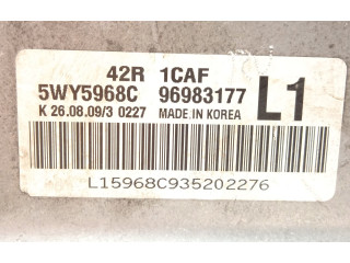 Řídící jednotka 96983177, 5WY5968C   Chevrolet Aveo 2009