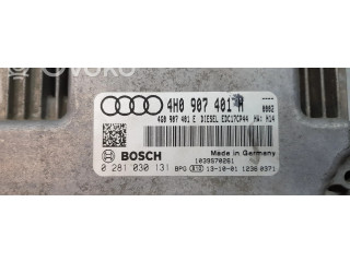 Блок управления двигателя 4H0907401H, 0281030131   Audi A8 S8 D4 4H