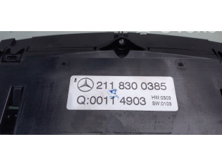 Блок управления климат-контролем 2118300385, A2118203515   Mercedes-Benz E W211