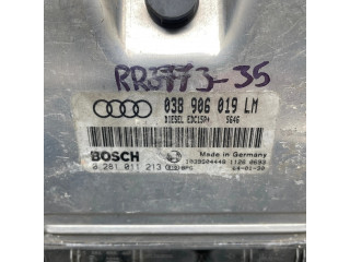 Блок управления двигателя 038906019LM, 0281011213   Audi A6 S6 C5 4B