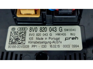 Блок управления климат-контролем 8V0820043G   Audi A3 S3 8V