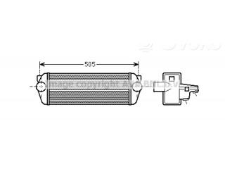 Интеркулер  4999282   Ford Transit -  Tourneo Connect 1.8