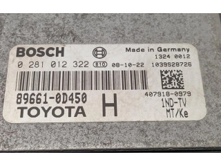 Řídící jednotka 896610D450, 896610D450   Toyota Yaris 2009